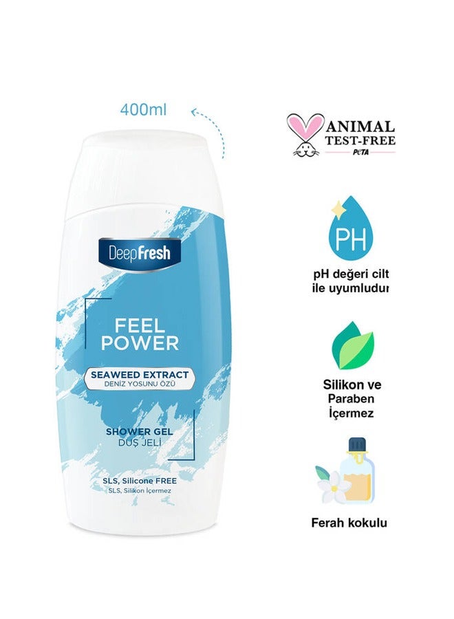 Deep Fresh Shower Gel Deep Fresh Feel Power Seaweed Extract 400 ml - Image 3