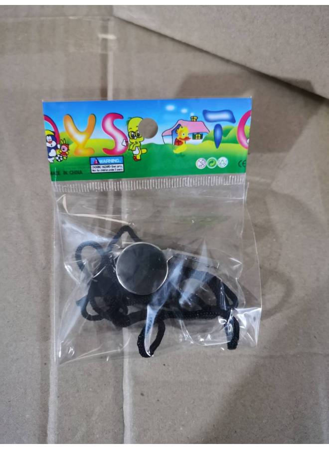 Generic Referee Special Whistle Metal Whistle Stainless Steel Iron Whistle Coach Special Command Whistle Outdoor Sports Whistle-Color:Individual Bag Of Metal Whistles [black Line] - Image 1