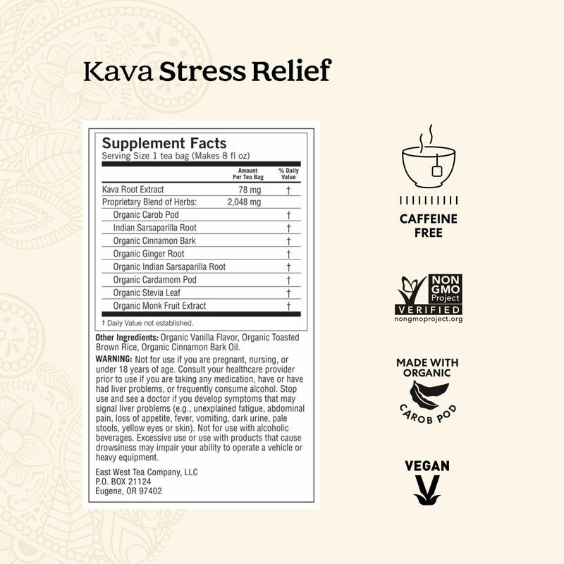 Yogi Tea Stress Relief & Herbal Tea Variety Pack - 16 Bags per Pack (6 Packs) - Organic Herbal Sampler - Includes Bedtime, Kava Stress Relief, Soothing Caramel Bedtime & More - Image 2