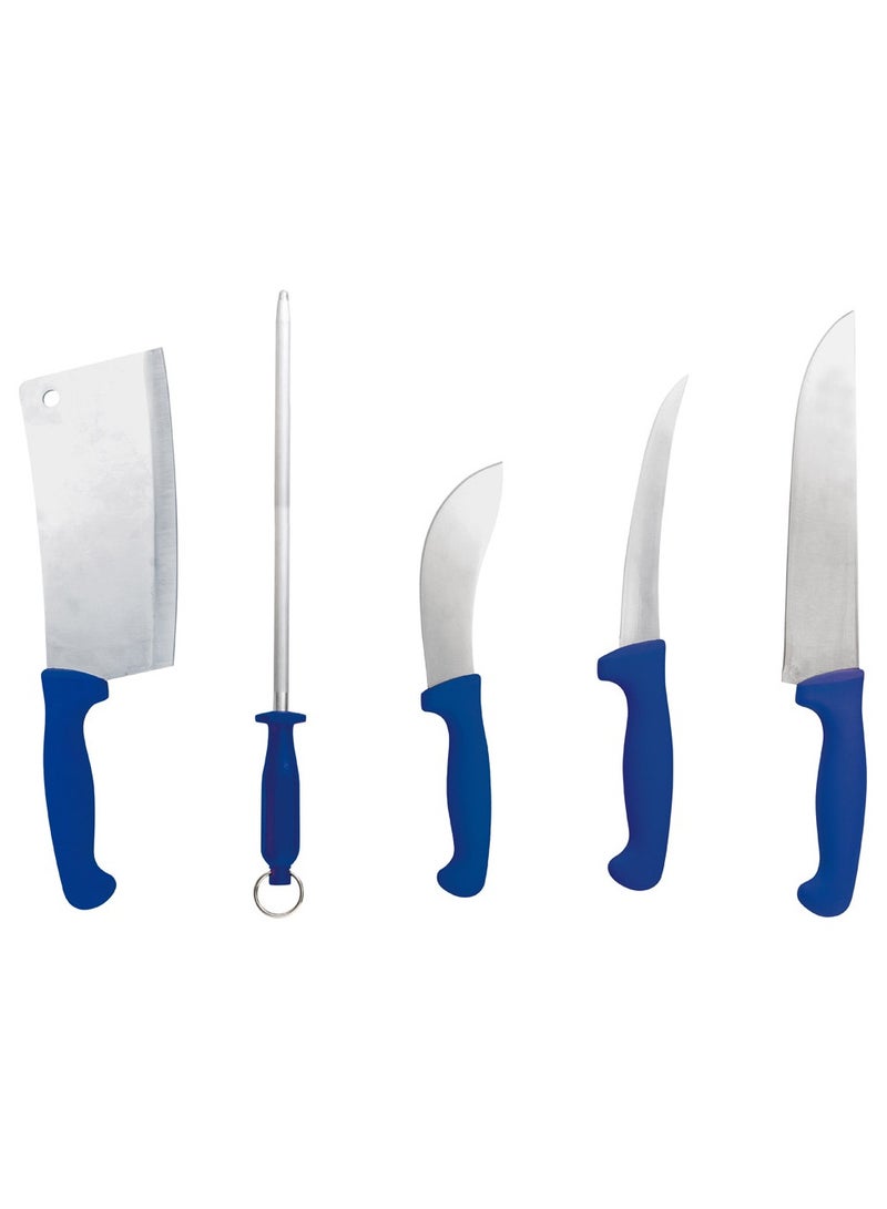 AL SANIDI AL SANIDI 6 - Piece Professional Knife Set with Premium Storage Case, High Quality Stainless Steel Kitchen Knives  - Image 5