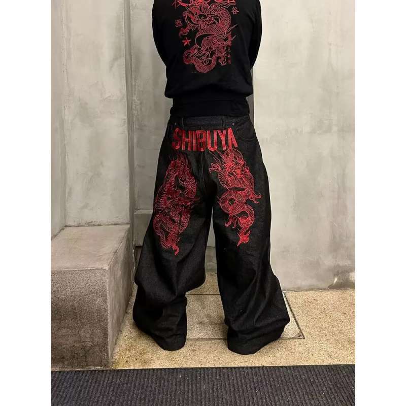 Unisex Casual Daily Denim Jeans - Image 3