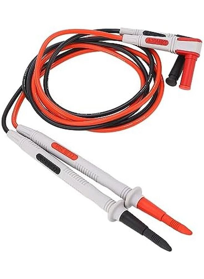 قطعتان من مجسات الملتيميتر، رؤوس دقيقة قياس 0.3 مم، قلم مسبار، قابس 35 مم، 20 أمبير، مادة PU نحاسية. - Image 5