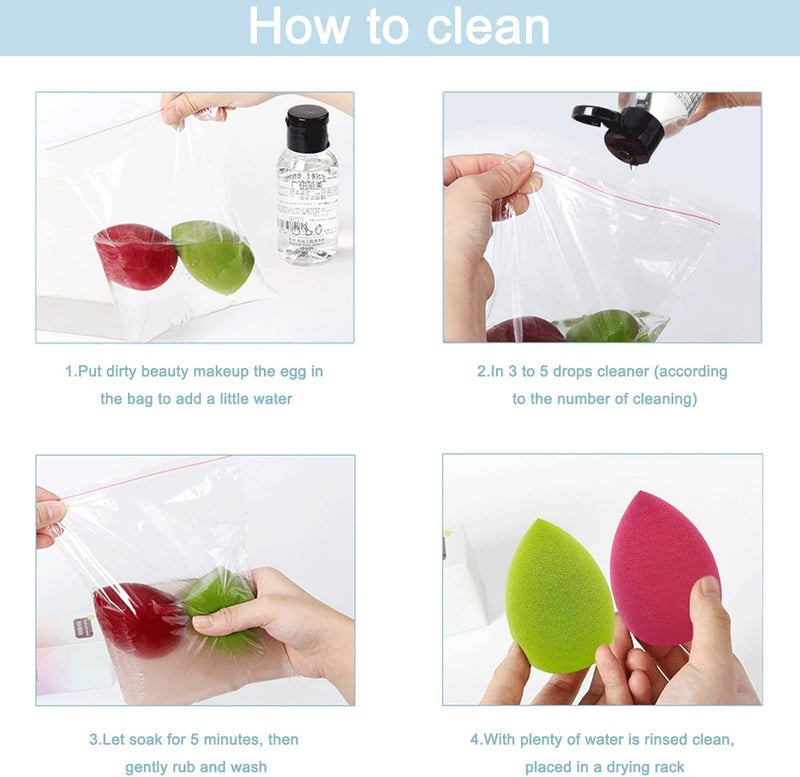IBBO Colorful Makeup Beauty Blender Sponges, Colorful Beauty Blender Sponge Foundation Blending Sponge Ideal for women Makeup Highlighters, Beauty Blender for Blending Face Makeup (Pack of 12) - Image 5