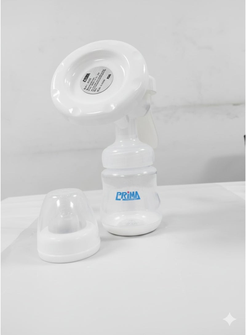 بريما أفضل حل للأم المشغولة والطفل الجعان شفاط يدوي بقبضة مريحة وسحب قوي يناسب الاستخدام اليومي وسهل التنظيف - Image 2