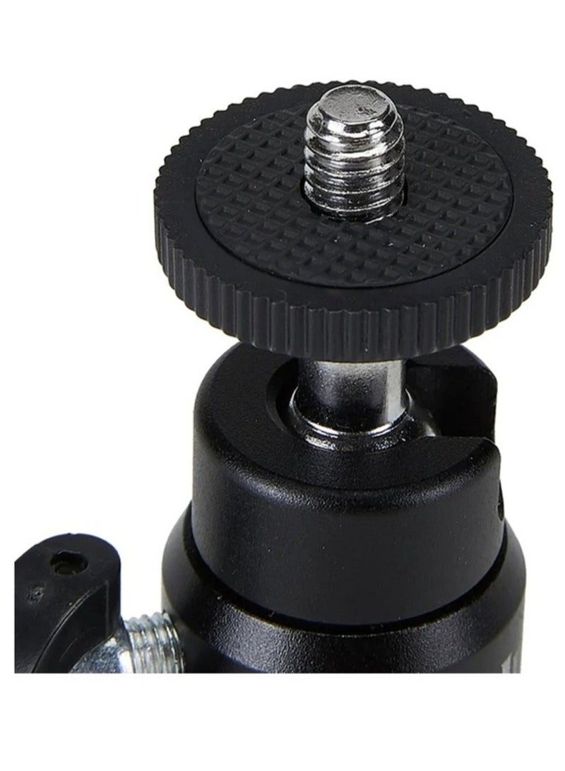 Jmary Bh-01 1/4" Konu 360 Derece Dönen Mini Bilyalı Kafa Kamera İçin - Image 3
