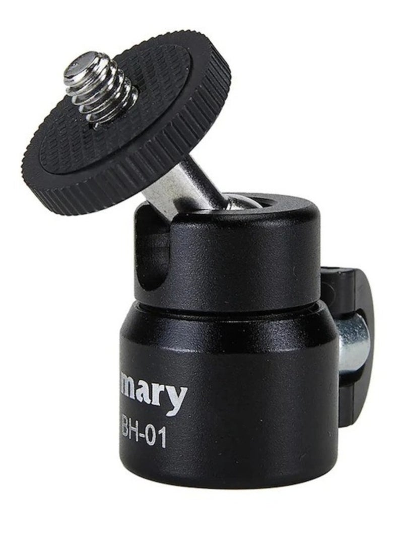 Jmary Bh-01 1/4" Konu 360 Derece Dönen Mini Bilyalı Kafa Kamera İçin - Image 5