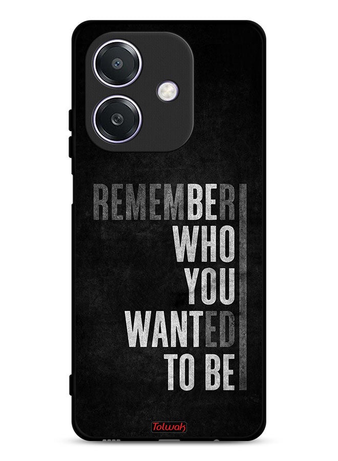 Tolwak Oppo A3x 5G Protective Case Cover Remember Who You Wanted To Be - Image 1