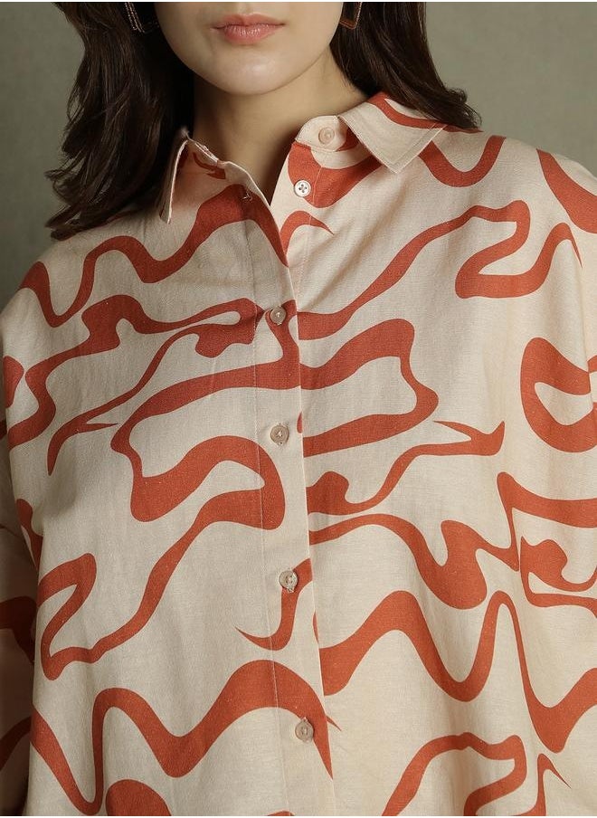 Dennis Lingo - Relaxed Fit Rust Top – Warm and Stylish - Image 1