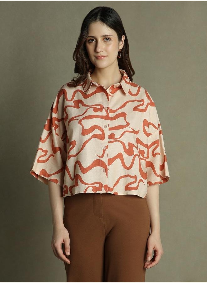 Dennis Lingo - Relaxed Fit Rust Top – Warm and Stylish - Image 1
