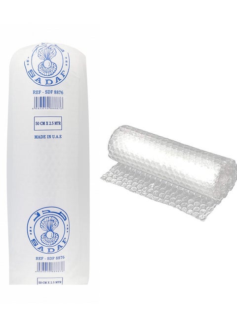 Air Bubble wrap Roll for Cushioning, Packaging And Wrapping 50cm x 2.5 Meter Size