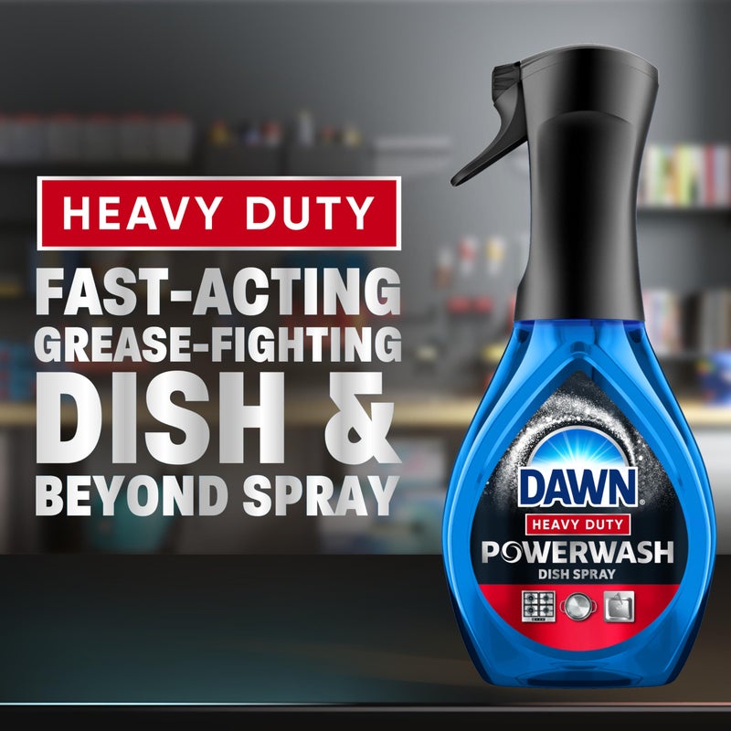 Dawn Powerwash Heavy Duty Dish Spray All-Purpose Cleaner and Degreaser, 64oz, 1 Starter Kit + 3 Refill - Image 2