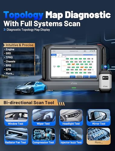 XTOOL IP919 PRO V2.0 ECU Programming Scan Tool, Topology Mapping OBD2 Scanner, 4000+ Bidirectional Test, 51+ Reset, Upgrade of D9S PRO, Automotive ADAS Scanner for Car, FCA/CAN FD/DoIP - Image 4