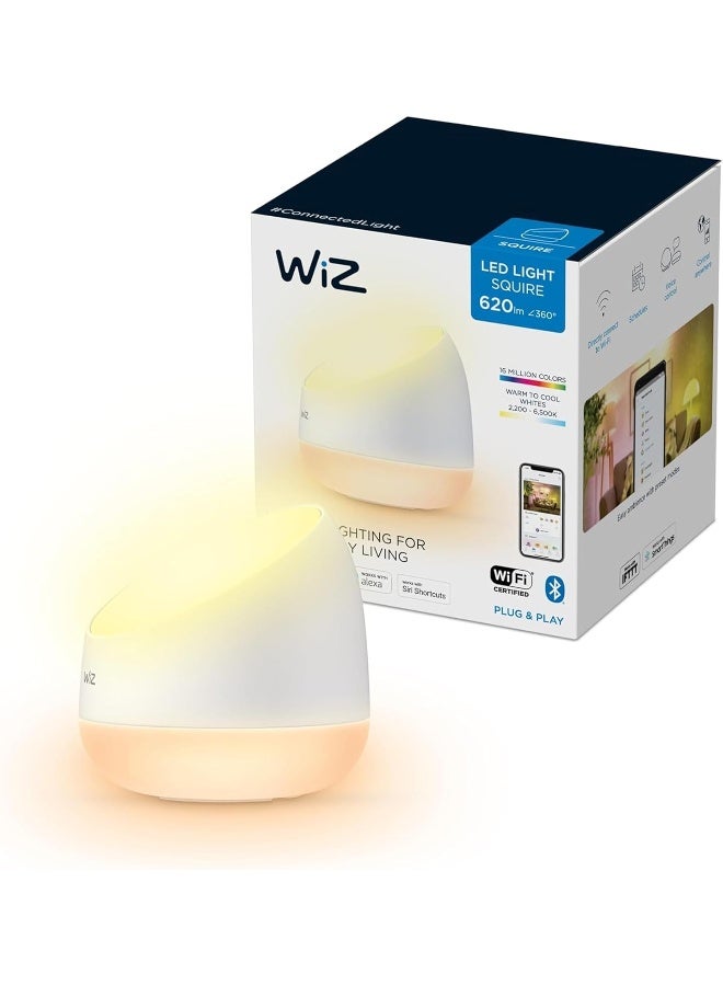 ويز مصباح طاولة LED محمول من ويز سكواير ويز، 9 واط، أبيض (Phi-929002690416) - Image 1