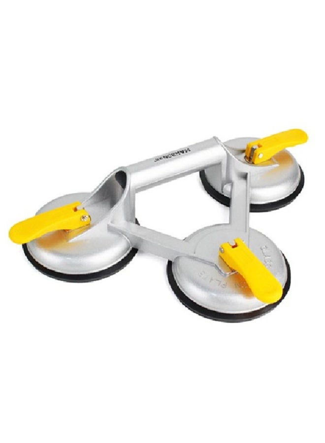 رافع شفط احترافي بكوبين | ماص زجاجي مزدوج شديد التحمل للبلاط والمرايا والجرانيت | الحمولة القصوى 80 - 120 كجم - Image 1