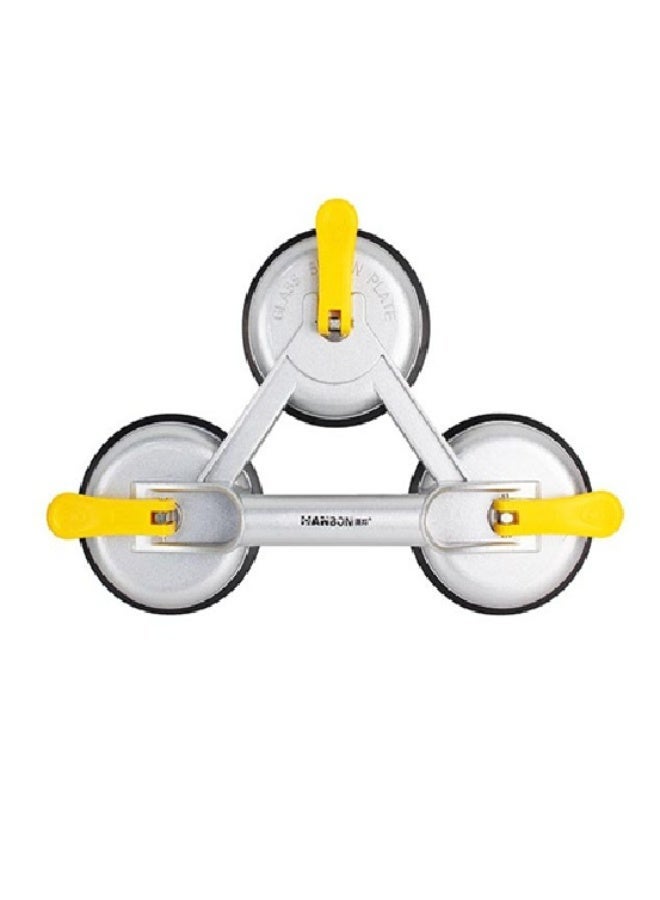 رافع شفط احترافي بكوبين | ماص زجاجي مزدوج شديد التحمل للبلاط والمرايا والجرانيت | الحمولة القصوى 80 - 120 كجم - Image 2