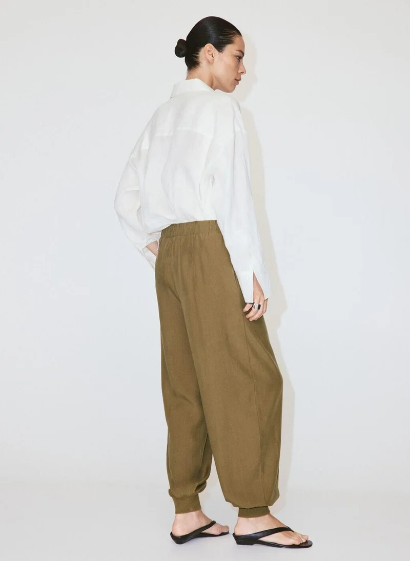 مانجو Baggy Lyocell Pants