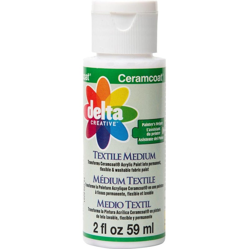 Delta Creative Ceramcoat Textile Medium Delta 2oz, 2 ounce - Image 1