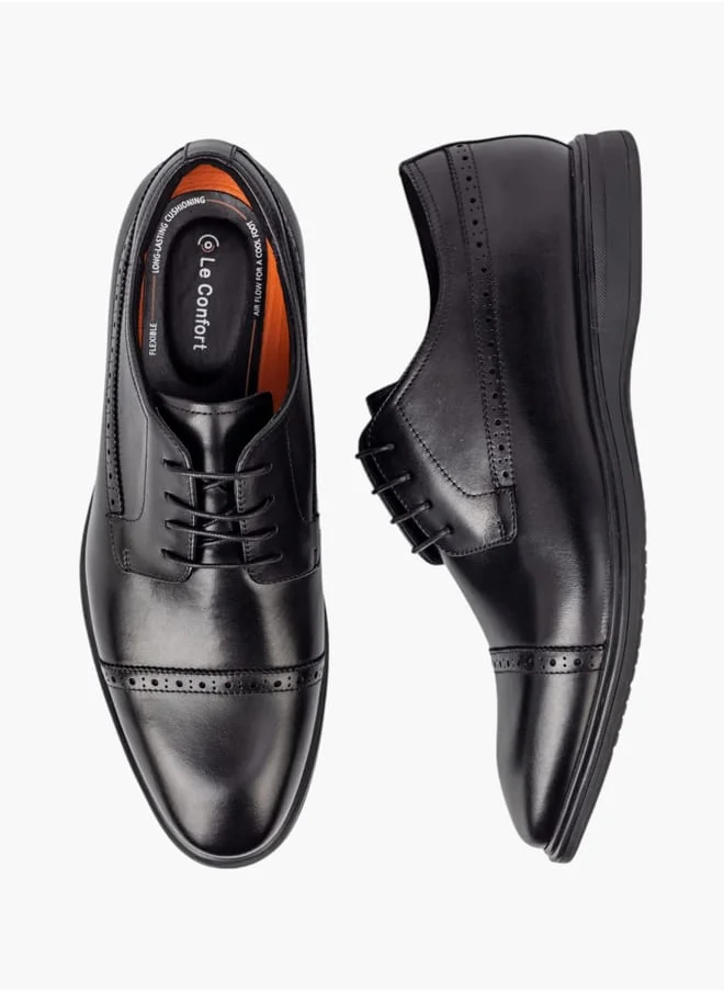 لو كونفورت Men's Lace-Up Derby Shoes