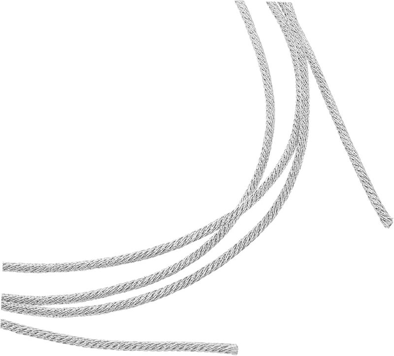 Silver Braided High Temperature Speaker Wire Cable 1m for Car Home Theater Alarm Systems - Image 4