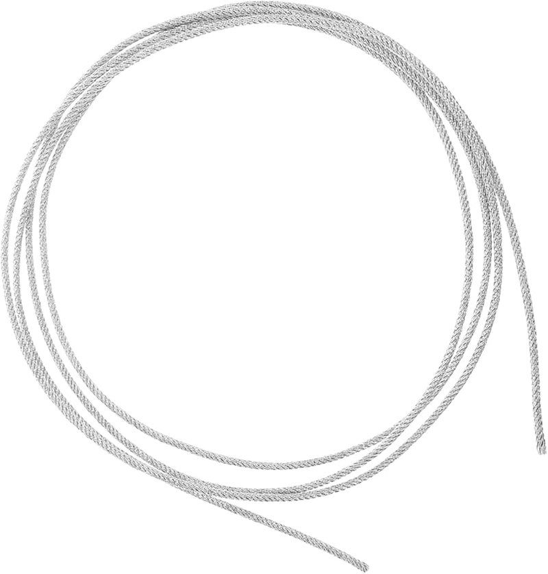 Silver Braided High Temperature Speaker Wire Cable 1m for Car Home Theater Alarm Systems - Image 2