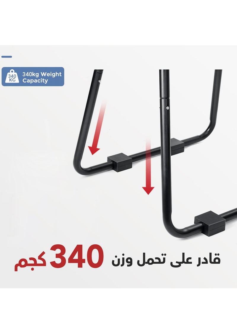 تشامب كت - ديب بار DP-200 حامل ضغط لتمارين اللياقة البدنية مع مقبض اسفنجي وقدرة تحمل 340 كغم - Image 1