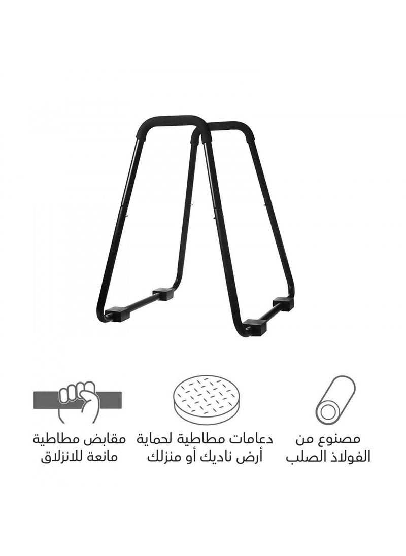 تشامب كت - ديب بار DP-200 حامل ضغط لتمارين اللياقة البدنية مع مقبض اسفنجي وقدرة تحمل 340 كغم - Image 1