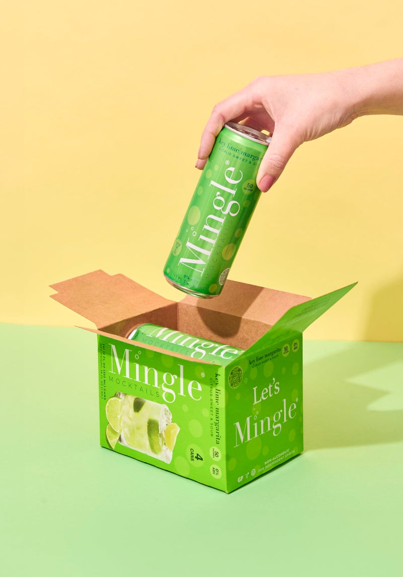 Mingle Mocktails Non Alcoholic Cocktails - Key Lime Margarita, 12 OZ Can, (Pack of 12) - Image 4