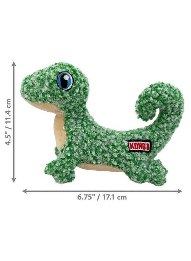 كونج لعبة كونغ لوفز للقطط ذات الملمس المجعد والمحشوة بالنعناع البري (سحلية) - Image 4