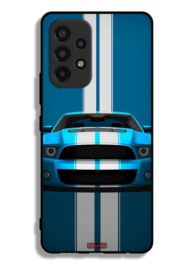 Tolwak Samsung Galaxy A53 5G Protective Case Cover Car Abstract Art - Image 1