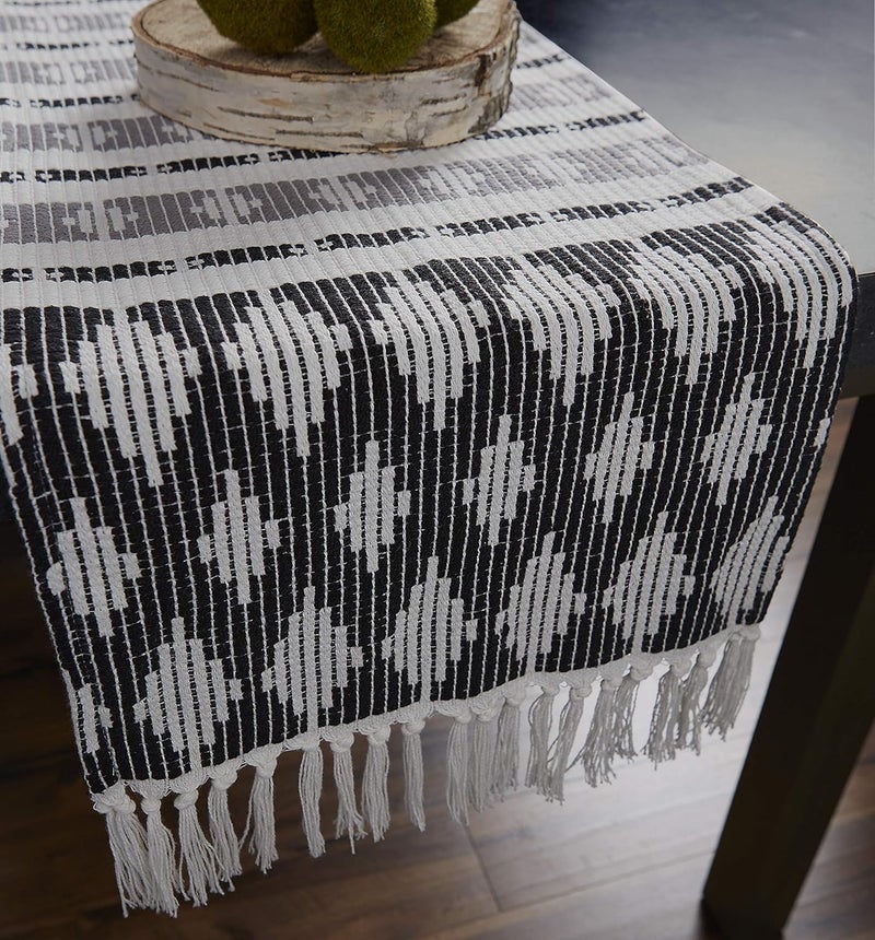 DII CAMZ11274 Southwest Table Runner, Black/Gray - Image 4