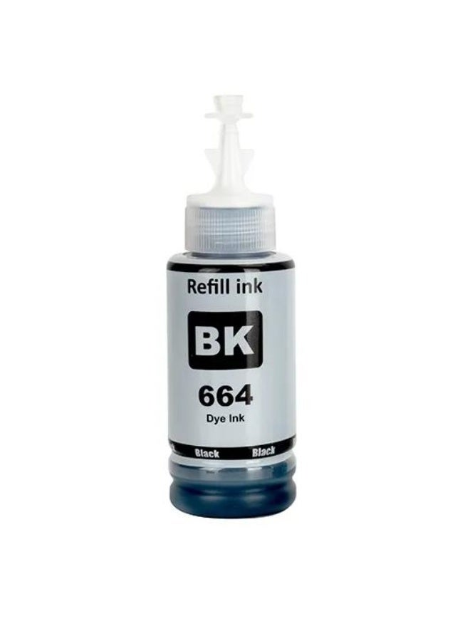 NexNova® ink 664 Black 70ml Ink for Epson for EcoTank T6641 for Epson L210 L220 L300 L355 L365 L555 L1300 - Image 1