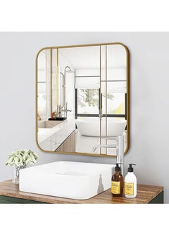 Generic Bathroom Mirror,Full Length Mirror,Wall Mounted Mirror,Makeup Mirror,Dressing Mirror,Frame Mirror for Bathroom Living Room Bedroom (60*60CM)  - Image 1
