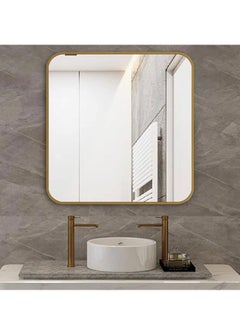 Generic Bathroom Mirror,Full Length Mirror,Wall Mounted Mirror,Makeup Mirror,Dressing Mirror,Frame Mirror for Bathroom Living Room Bedroom (60*60CM)  - Image 2