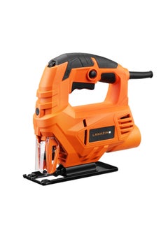LAWAZIM Jigsaw 450W Electric Jig Saw Tool 500-3000SPM Cutting in Wood 55mm, 6 Variable Speeds, ±45° Bevel Cutting, Corded Jig Saw for Wood and Metal Cutting  - Image 1