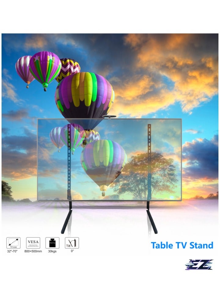 ELTRAZONE Floor TV Stand for Plasma/LCD – Adjustable Bracket for 32”-75” TVs, Max VESA 800×500, Load Capacity 30kg, Freestanding TV Mount - Image 4