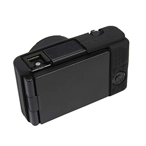 TUYUNG ZV1 Silicone Case, TUYUNG Camera Housing Case Protective Cover, Compatible with Sony ZV-1 ZV1 Vlog Cameras, Black - Image 4