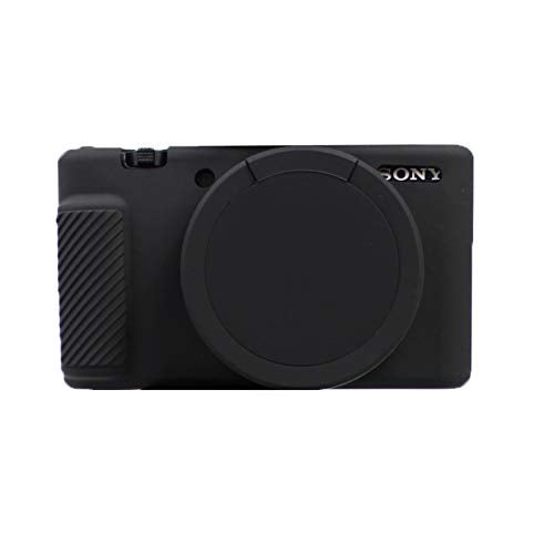 TUYUNG ZV1 Silicone Case, TUYUNG Camera Housing Case Protective Cover, Compatible with Sony ZV-1 ZV1 Vlog Cameras, Black - Image 1