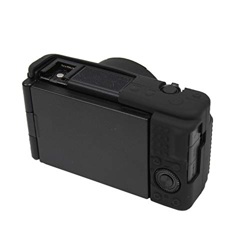 TUYUNG ZV1 Silicone Case, TUYUNG Camera Housing Case Protective Cover, Compatible with Sony ZV-1 ZV1 Vlog Cameras, Black - Image 3