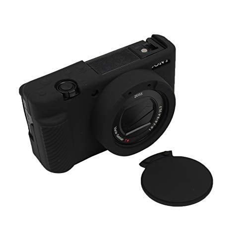 TUYUNG ZV1 Silicone Case, TUYUNG Camera Housing Case Protective Cover, Compatible with Sony ZV-1 ZV1 Vlog Cameras, Black - Image 2