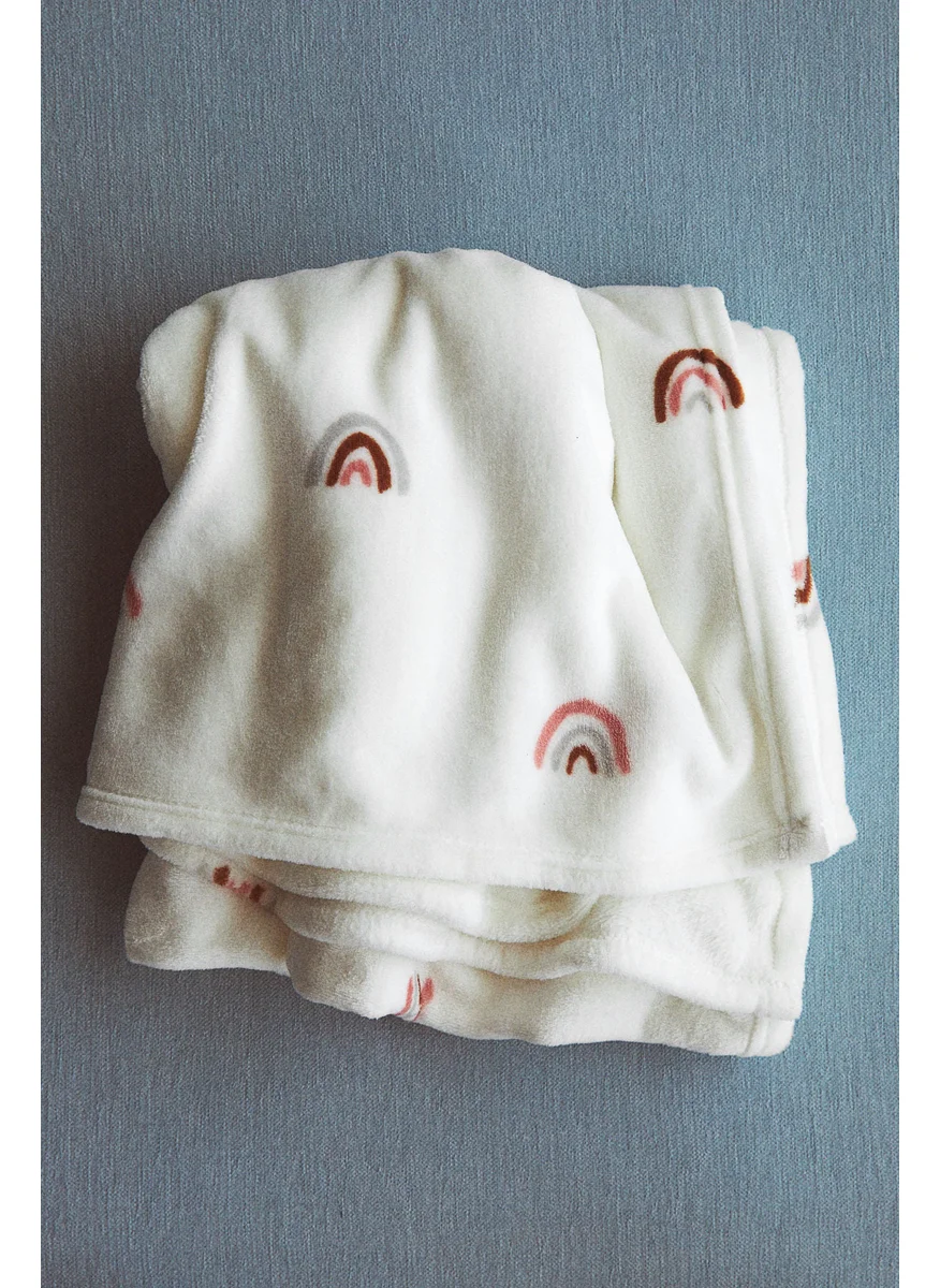 اتش اند ام Patterned Fleece Blanket