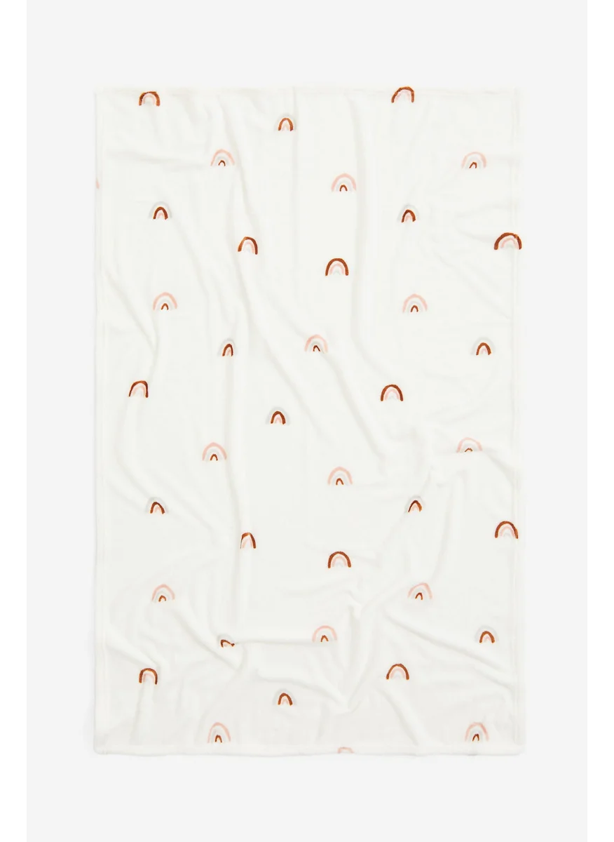اتش اند ام Patterned Fleece Blanket