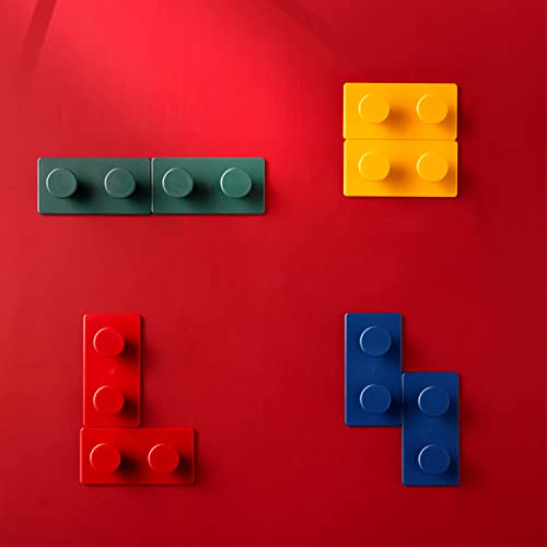 OULIGET Plastic Creative Adhesive Coat Hook,4 Pieces Interesting Hook for Coat, Scarf, Hat, Towel,Key, Bag, Utility Hook for Wall Hanging Decorations,4 Colors. - Image 4