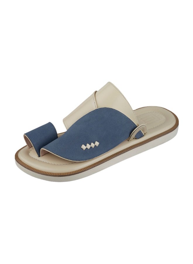 NAD Blue and beige arabic sandals  - Image 1