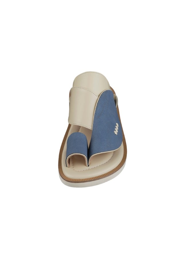 NAD Blue and beige arabic sandals  - Image 2