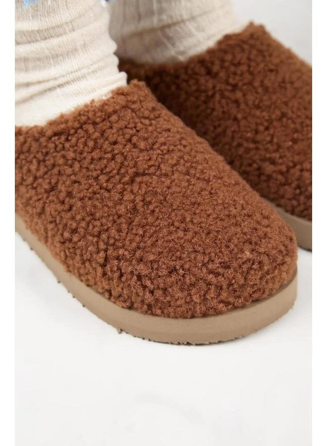 Manijero  (Orlina) Women’s Tedy Sabo Platform Coffee Slippers. for Women | Best Price UAE