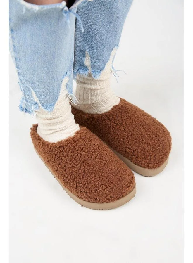 Manijero  (Orlina) Women’s Tedy Sabo Platform Coffee Slippers. for Women | Best Price UAE