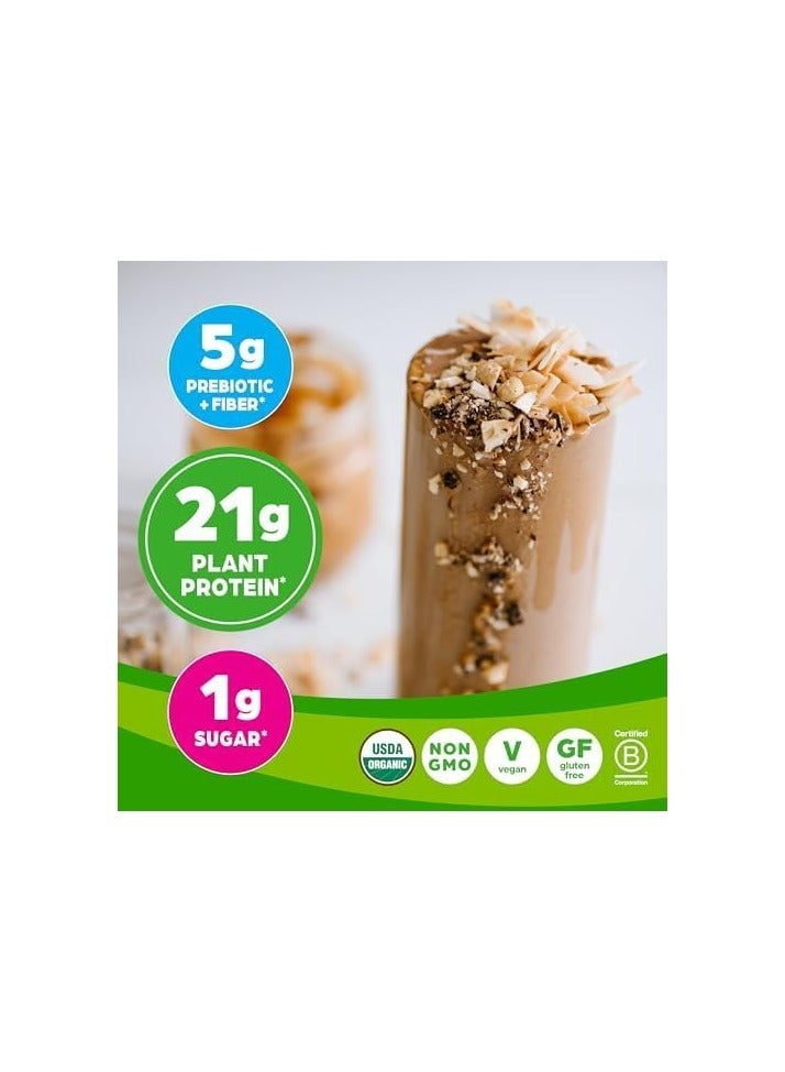 Orgain Vegan Protein Powder, Peanut Butter - 21g Plant Based Protein, Gluten Free, Dairy Free, Lactose Free, Soy Free, No Sugar Added, Kosher, For Smoothies & Shakes - 2.03lb - Image 2