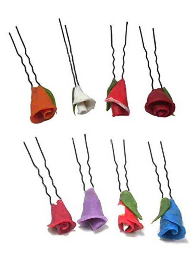 Unique Indian Crafts Unique indian craft judda pin /Handmade Brown Wooden Juda Pin with Wooden/ Juda Pin Set For women girls hair accessories/for women /girls by unique indian craft - Image 1