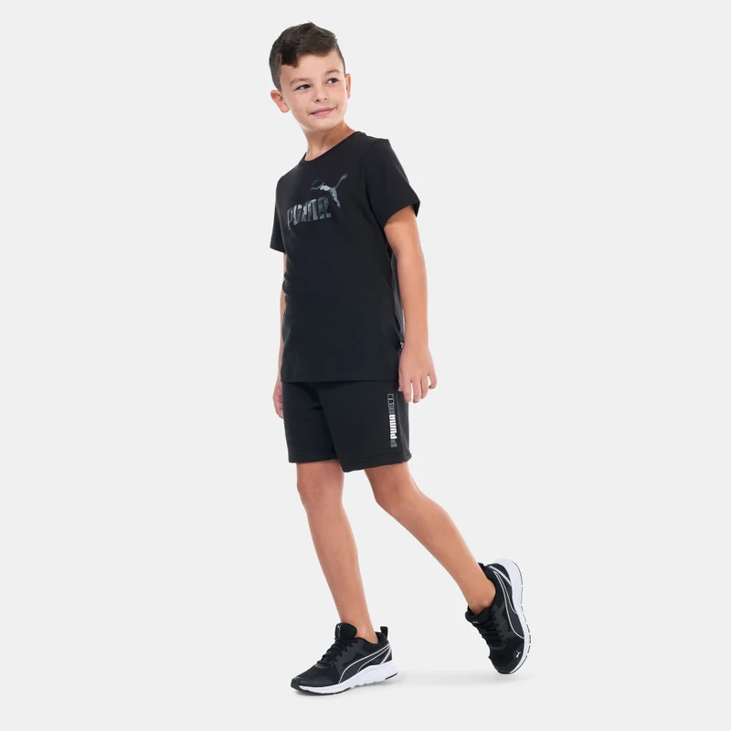 PUMA Kids' Essentials+ Camo Logo T-Shirt