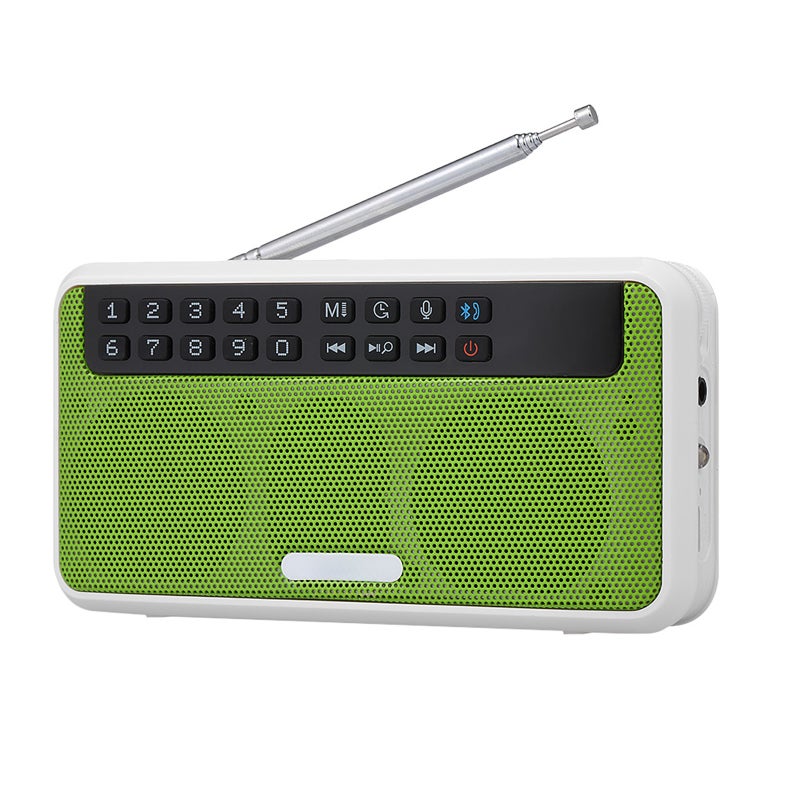 Wireless Bluetooth Speaker: 6W HiFi Stereo, Multifunctional Portable Digital FM Radio - W/ LED Display Mic, Flashlight & Selfie Mode, for Outdoor Camping, Home Use & Hands-free Driving - Image 1